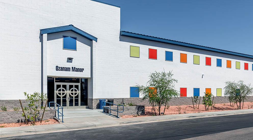 Ozanam-Manor-building We serve at the Ozanam Manor